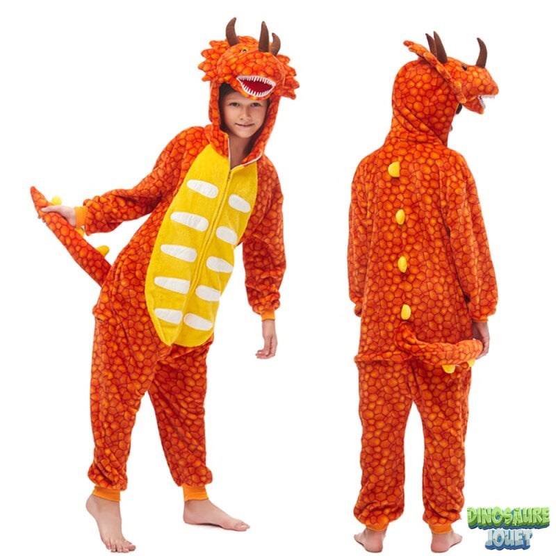 Pyjama combinaison Dinosaure triceratops