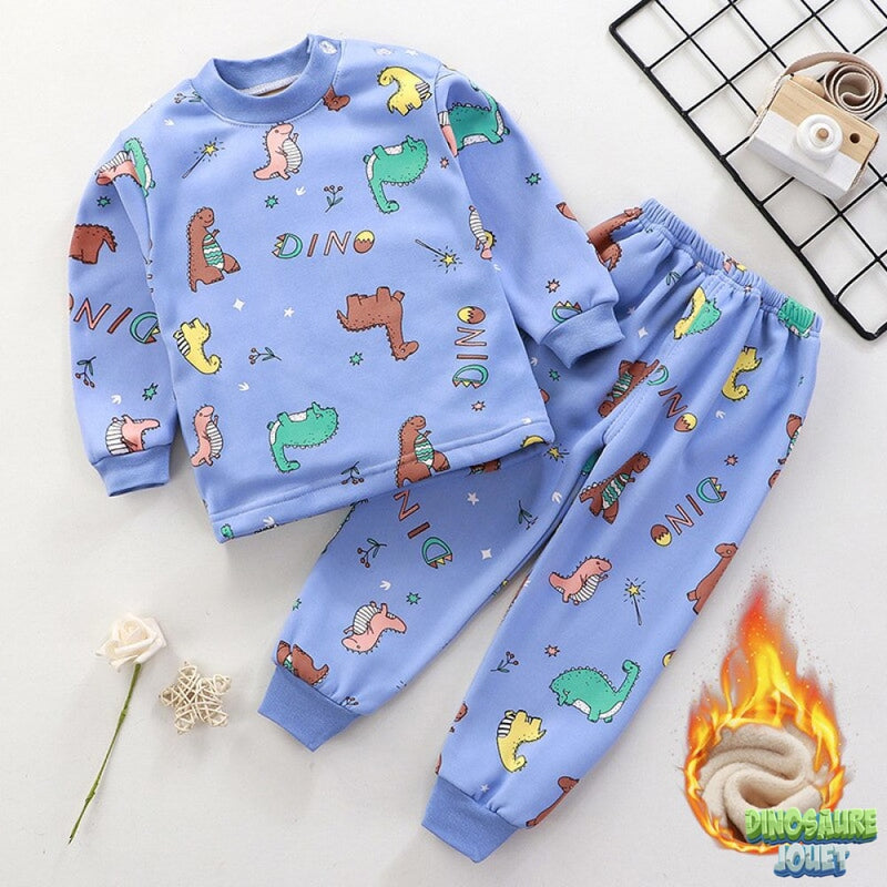 Pyjama Dinosaure bleu