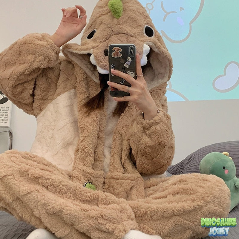 Pyjama dinosaure femme