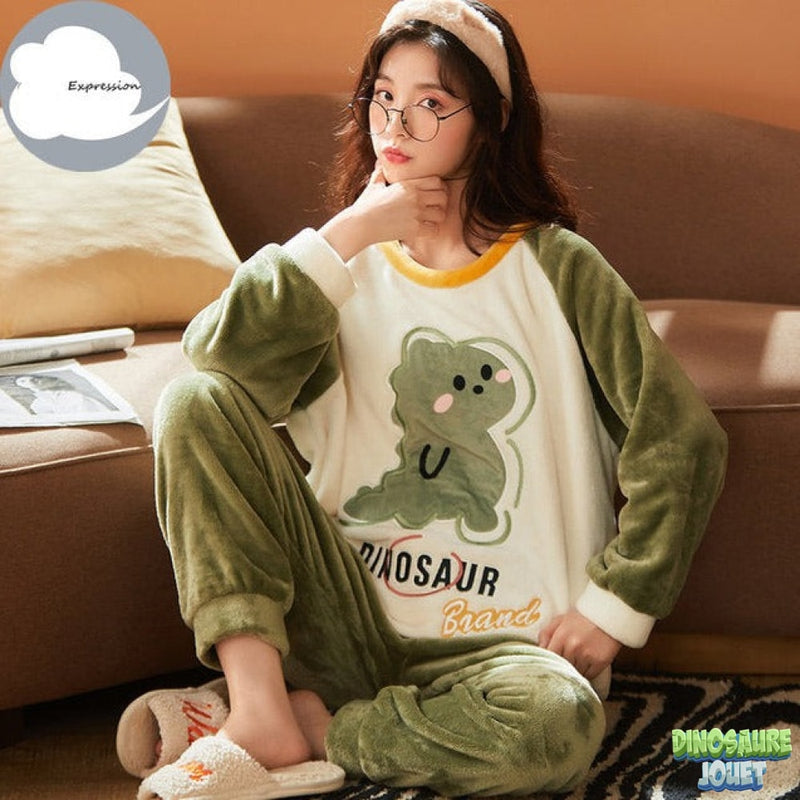 pyjama motif dinosaures adulte