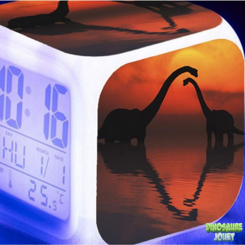 Reveil veilleuse Dinosaure diplodocus