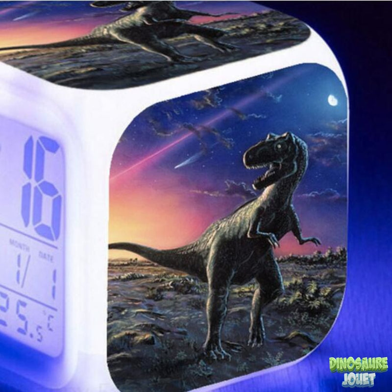 Reveil veilleuse Dinosaure T-rex