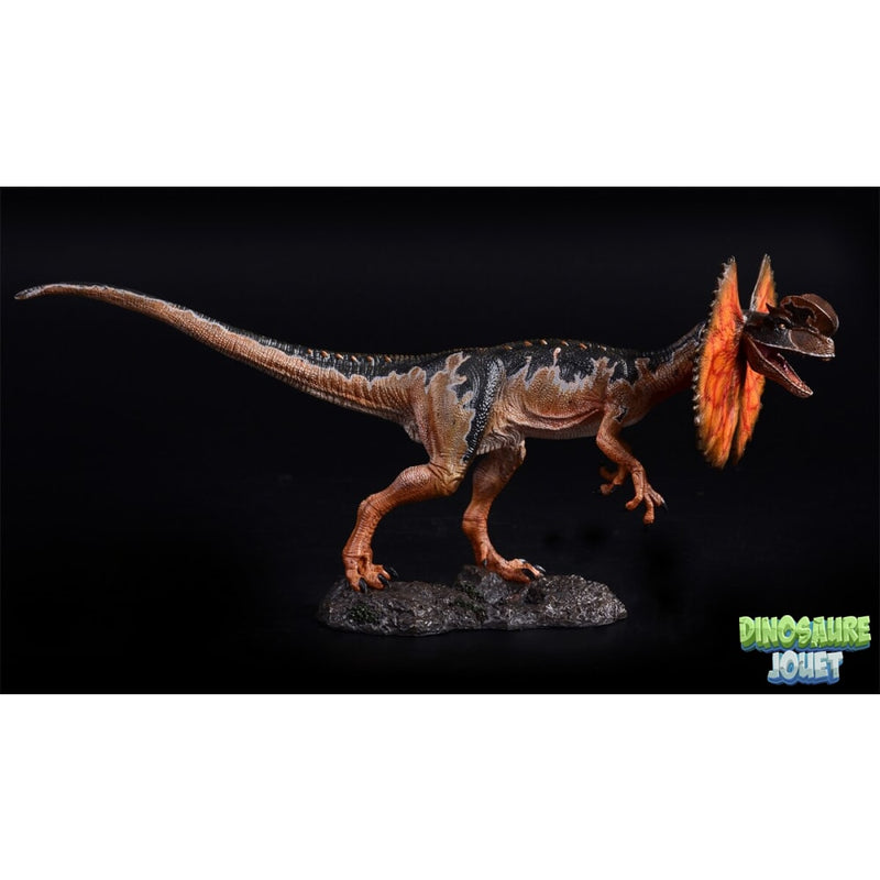 Statue Dinosaure design Dilophosaurus