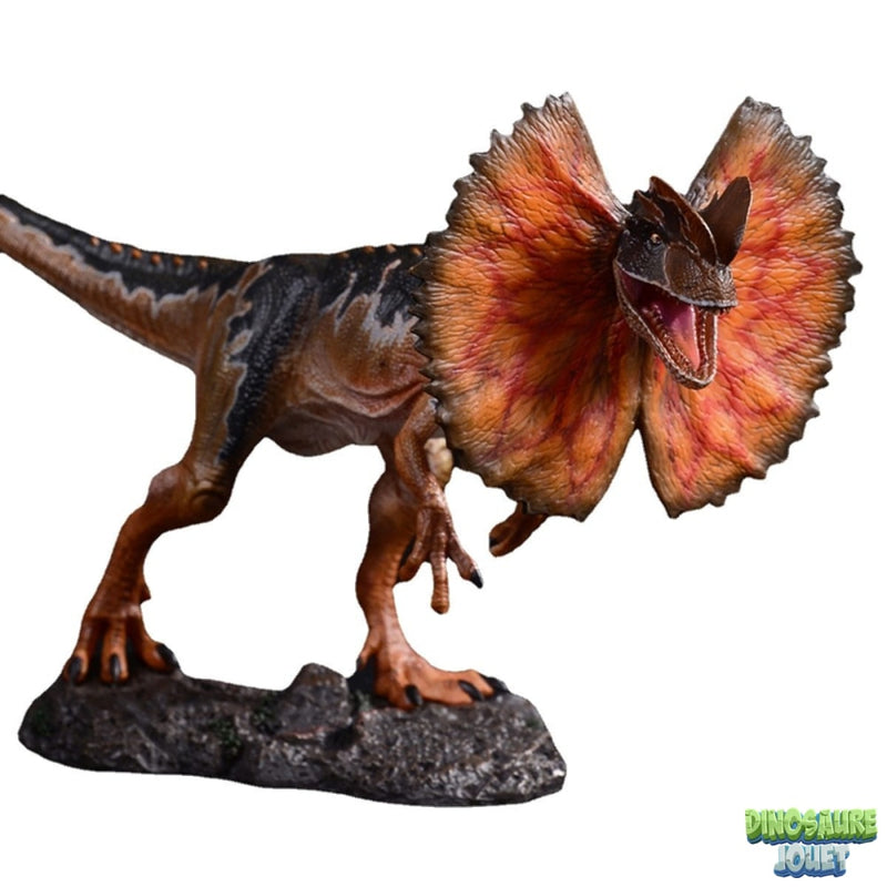 Statue Dinosaure design Dilophosaurus