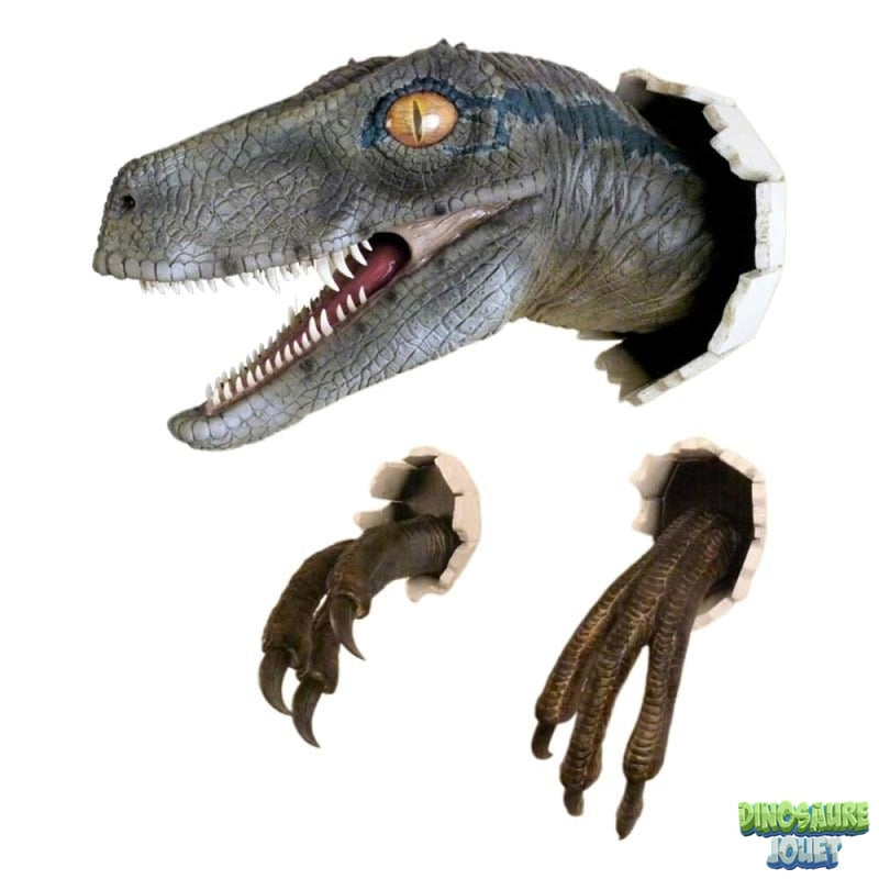 Statue Dinosaure murale raptor