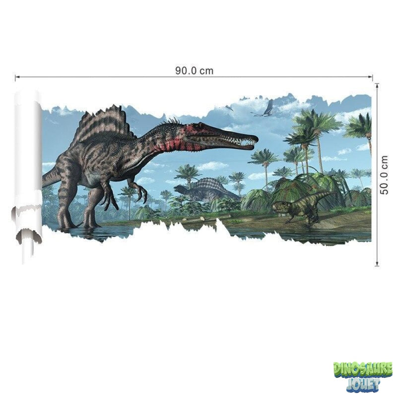 Stickers 3D Dinosaure spinosaure