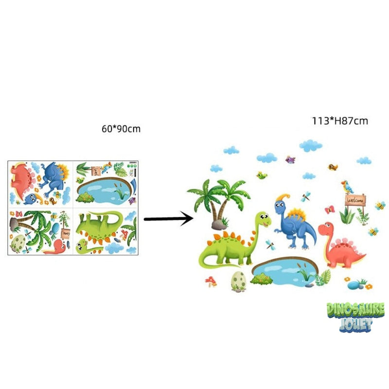 Stickers décoration Dinosaure
