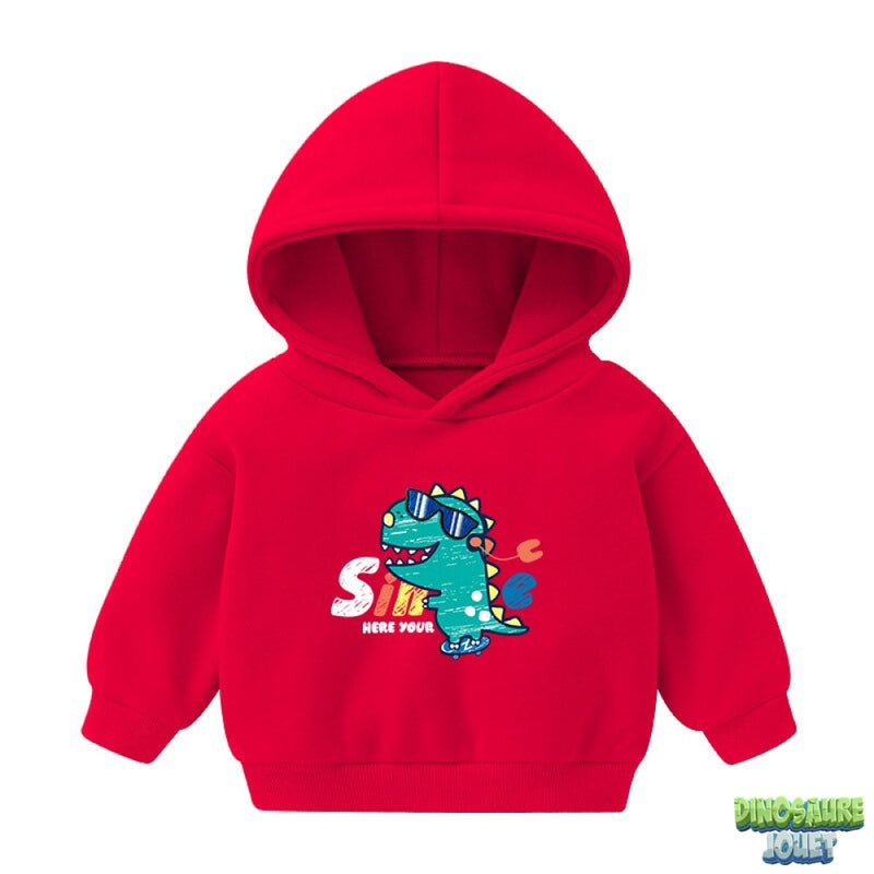 Sweat capuche Dinosaure