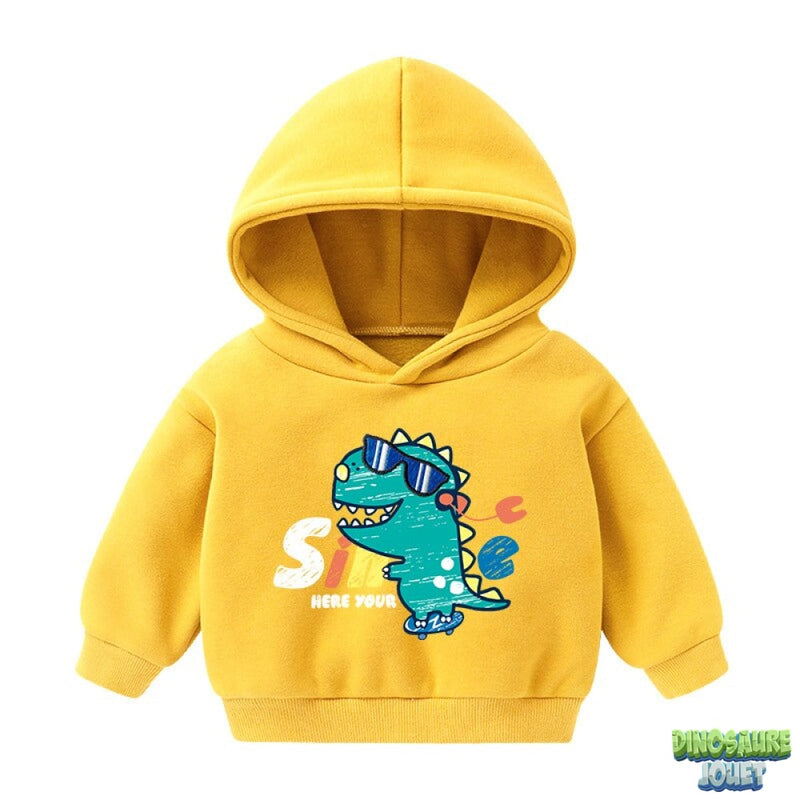 Sweat capuche Dinosaure