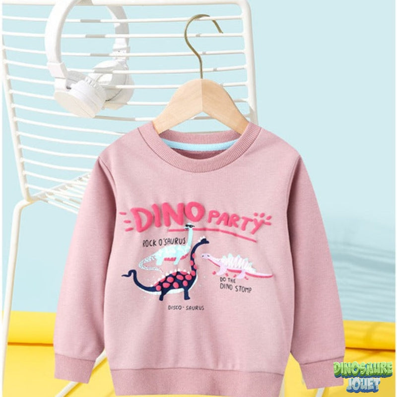 Sweat Dinosaure fille