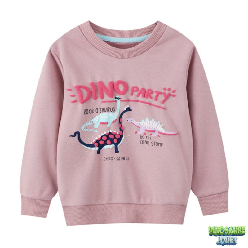 Sweat Dinosaure fille