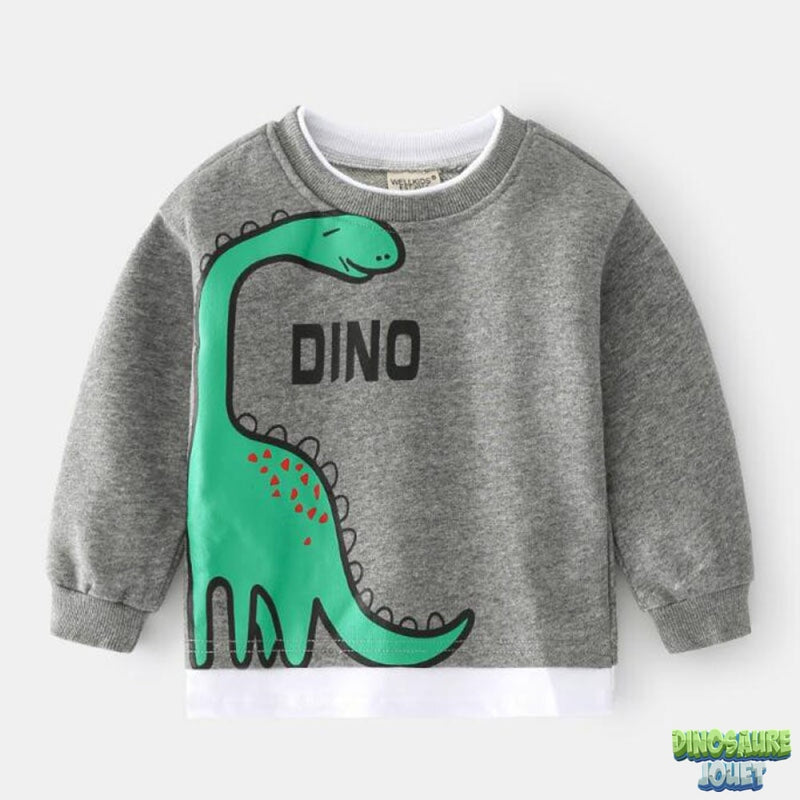 Sweat shirt dinosaure