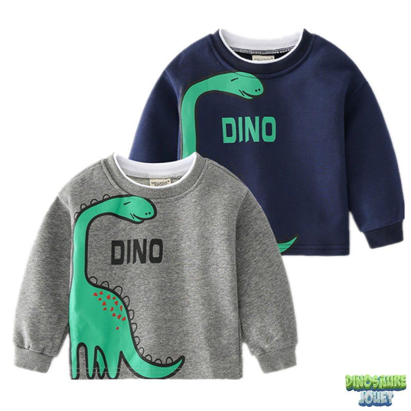 Sweat shirt dinosaure