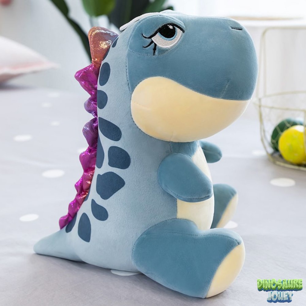 15,7 Pouces Dinosaure T-Rex en Peluche Animal en Peluche avec 5 Petits  Dinosaures Mignons dans Porte-Ventre Oreiller Animal Câlin en Peluche Doux  pour