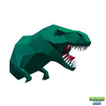 T-rex origami mural