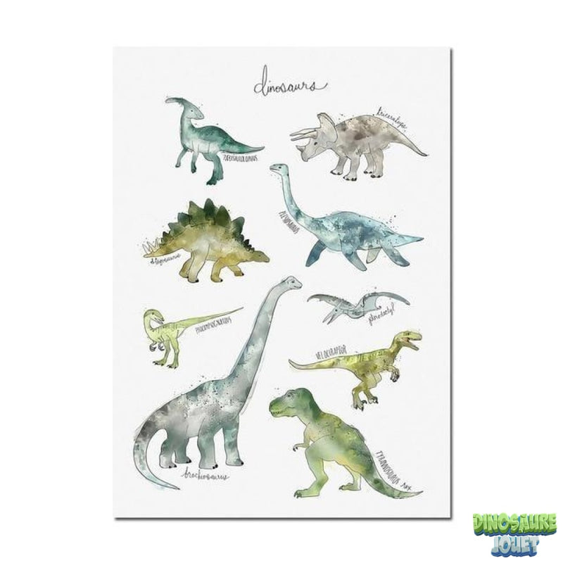 Tableau Dinosaure enfant