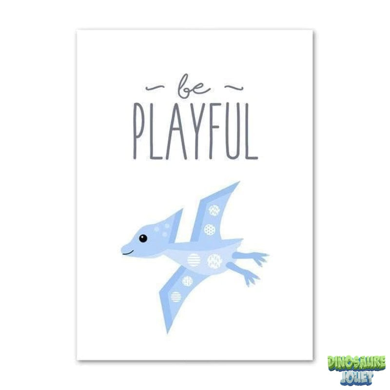 Tableau Dinosaure Rigolo