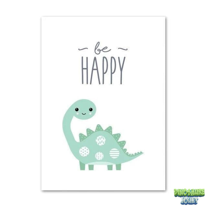 Tableau Dinosaure Rigolo