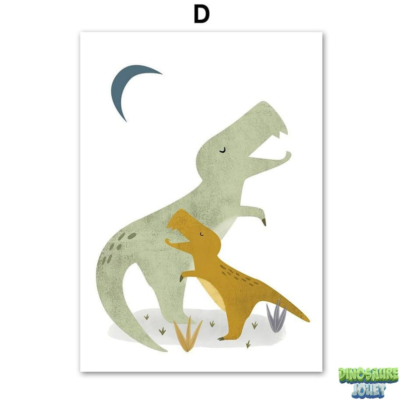 Tableau sur toile Dinosaures