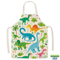 Tablier de cuisine coloré Dinosaure