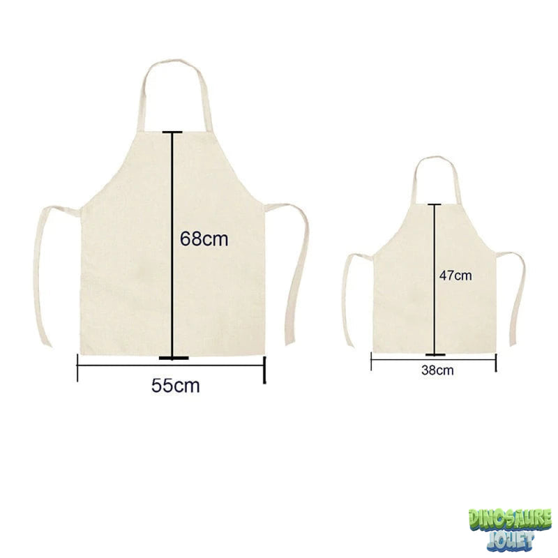 Tablier de cuisine coloré Dinosaure
