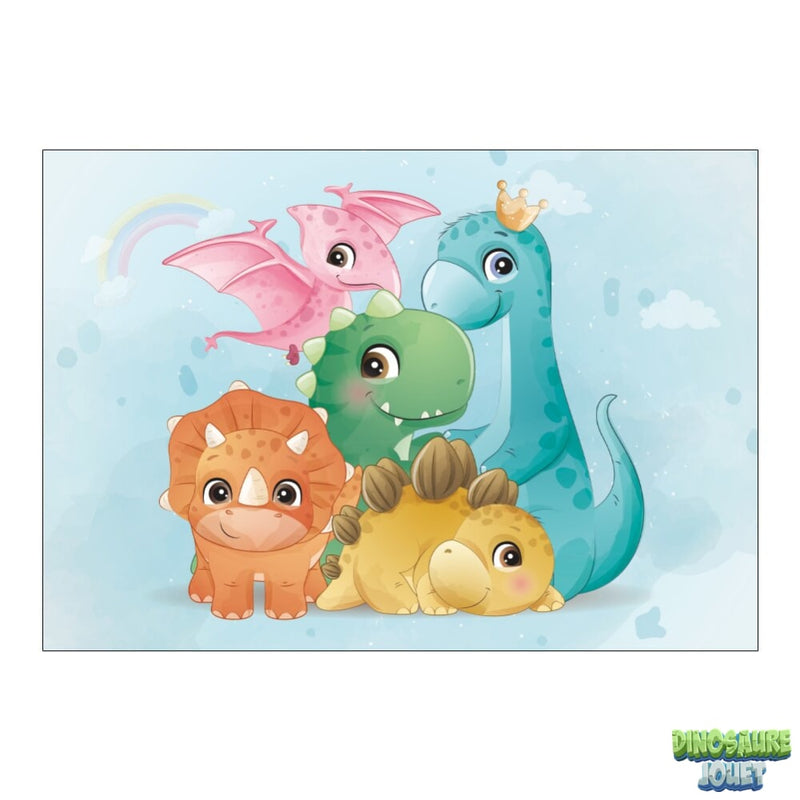 Tapis chambre dinosaure