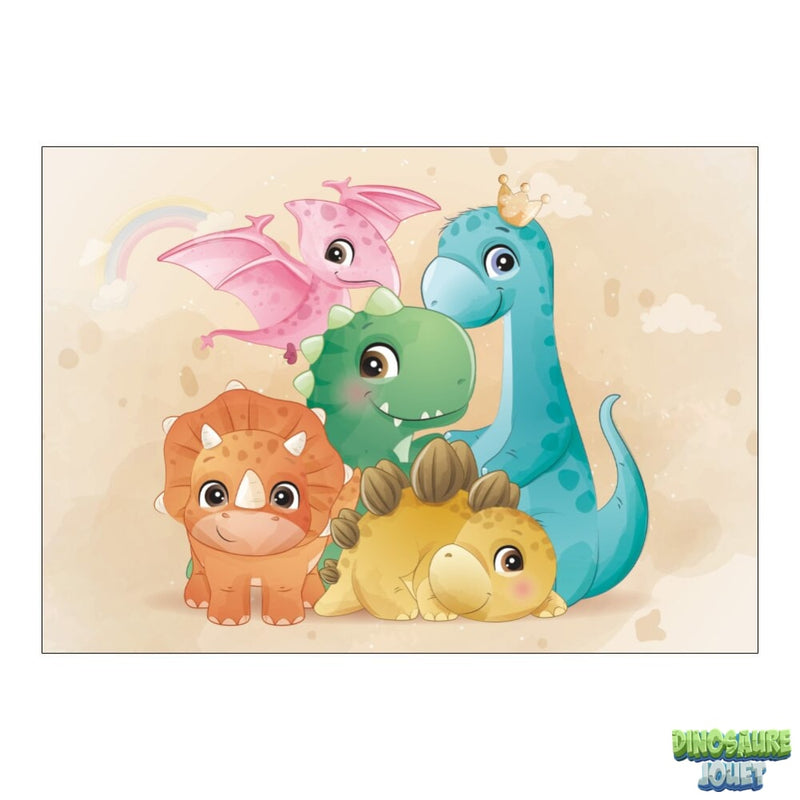 Tapis chambre dinosaure