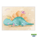Tapis chambre enfant lavable dinosaure