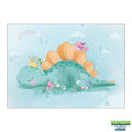 Tapis chambre enfant lavable dinosaure