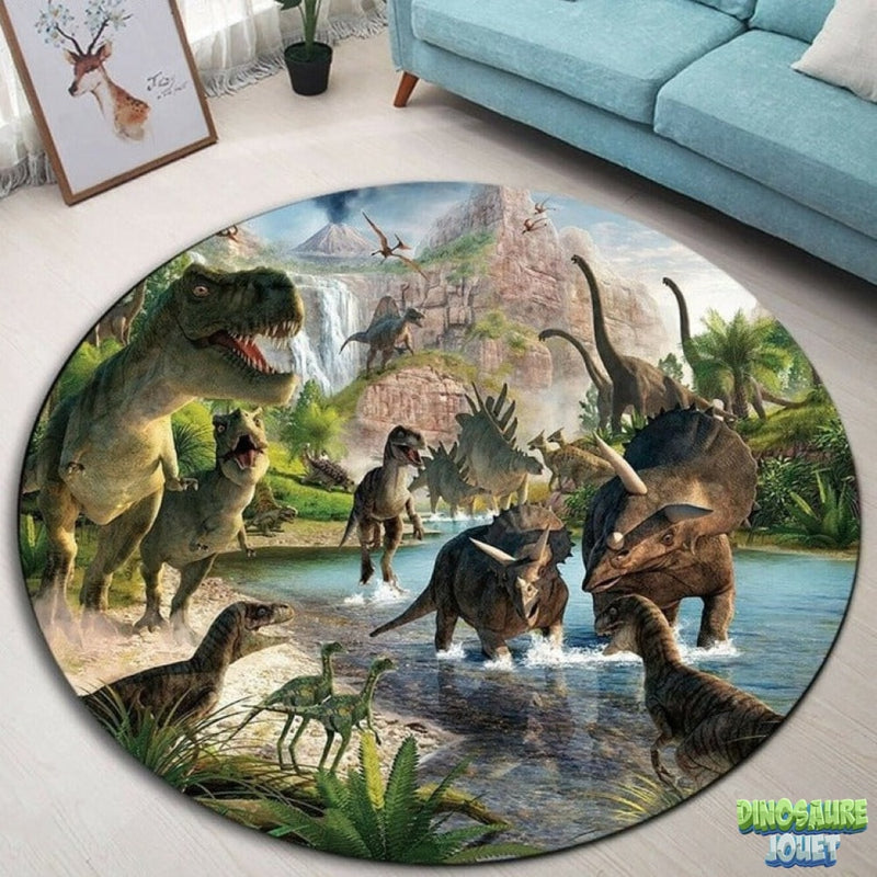 Tapis de jeu dinosaures