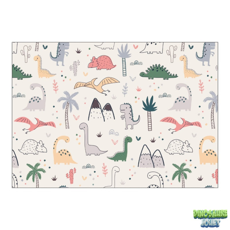 Tapis enfant dinosaure