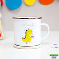 Tasse émaillée anniversaire Dinosaure