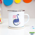Tasse émaillée Dinosaure princesse