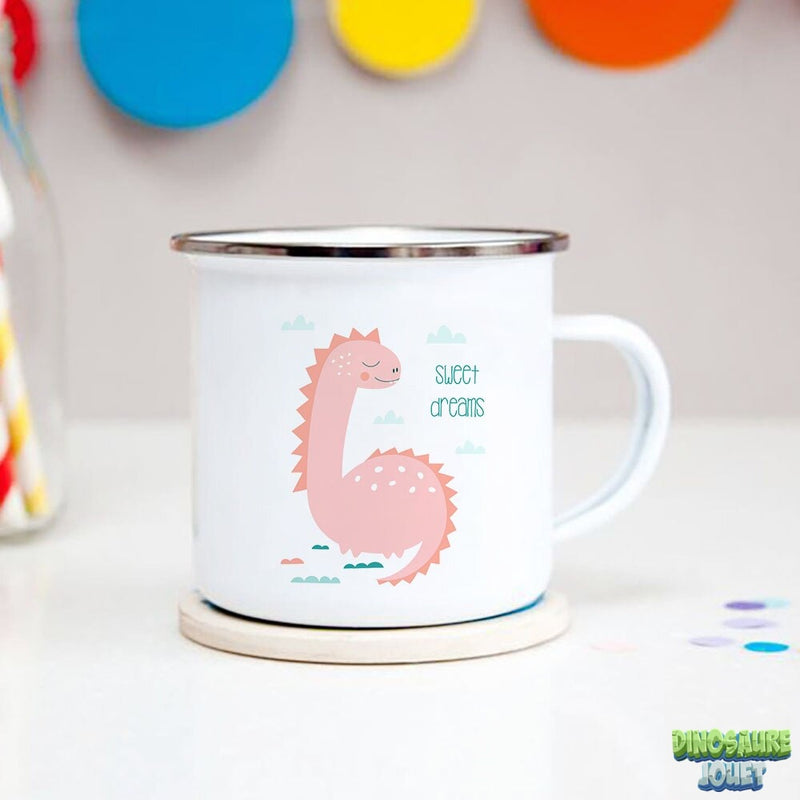 Tasse émaillée Dinosaure princesse