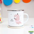 Tasse émaillée Dinosaure princesse