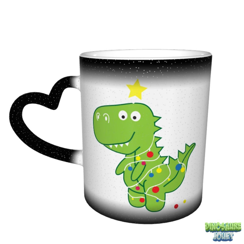 Tasse magique Dinosaure noël