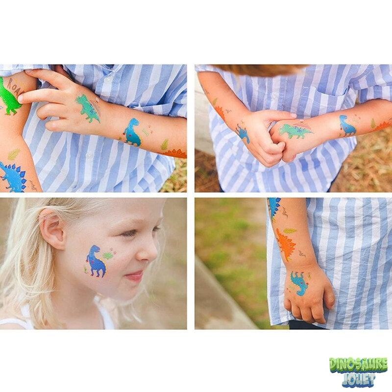 Tatouage ephemere pour enfant Dinosaure