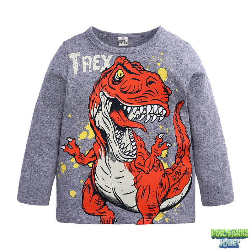 Tee shirt manche longue T-rex