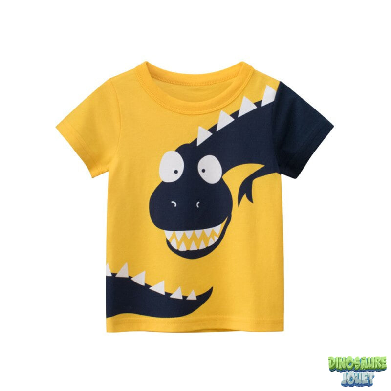 Tee shirt manches courtes garcon Dinosaure