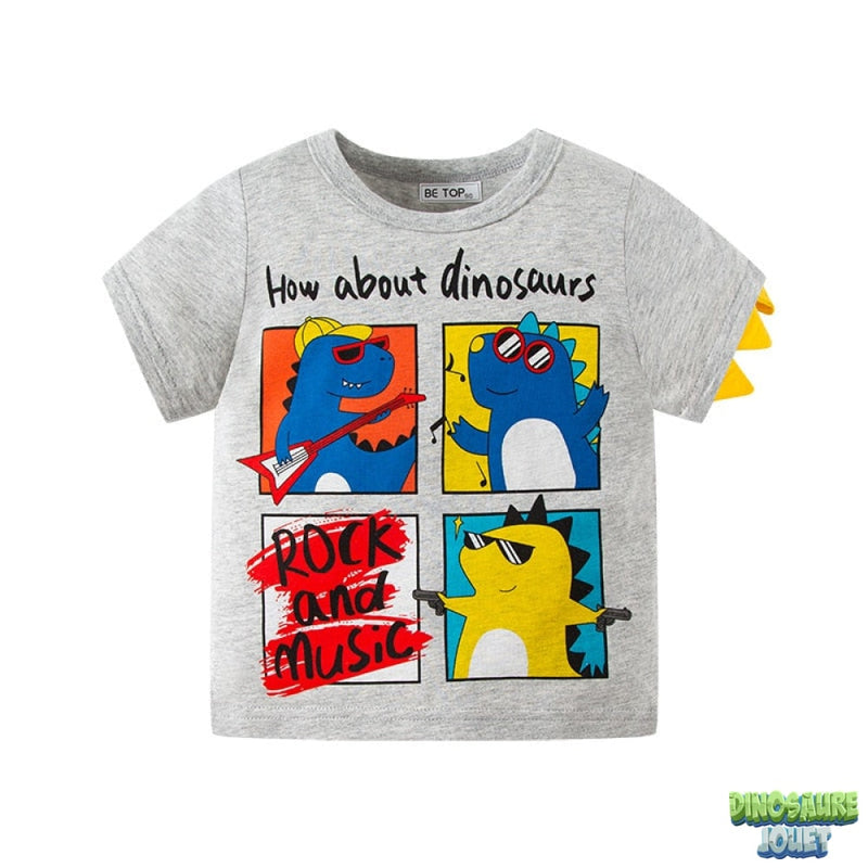 Tee shirt musique Dinosaure