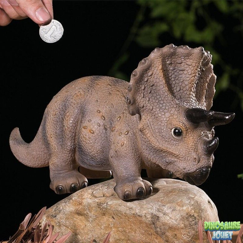 Tirelire Dinosaure Tricératops