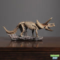 Triceratops statue squelette