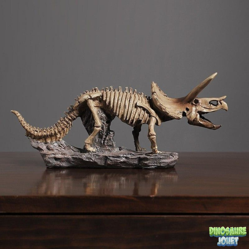 Triceratops statue squelette