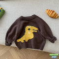 Tricot enfant pull dinosaure