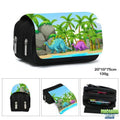 Trousse 2 compartiments Dinosaure