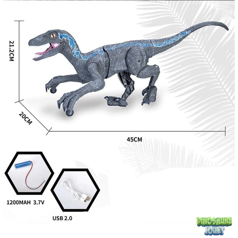 jusqu'à 51% 1 ou 2 jouets dinosaure vélociraptor télécommandés